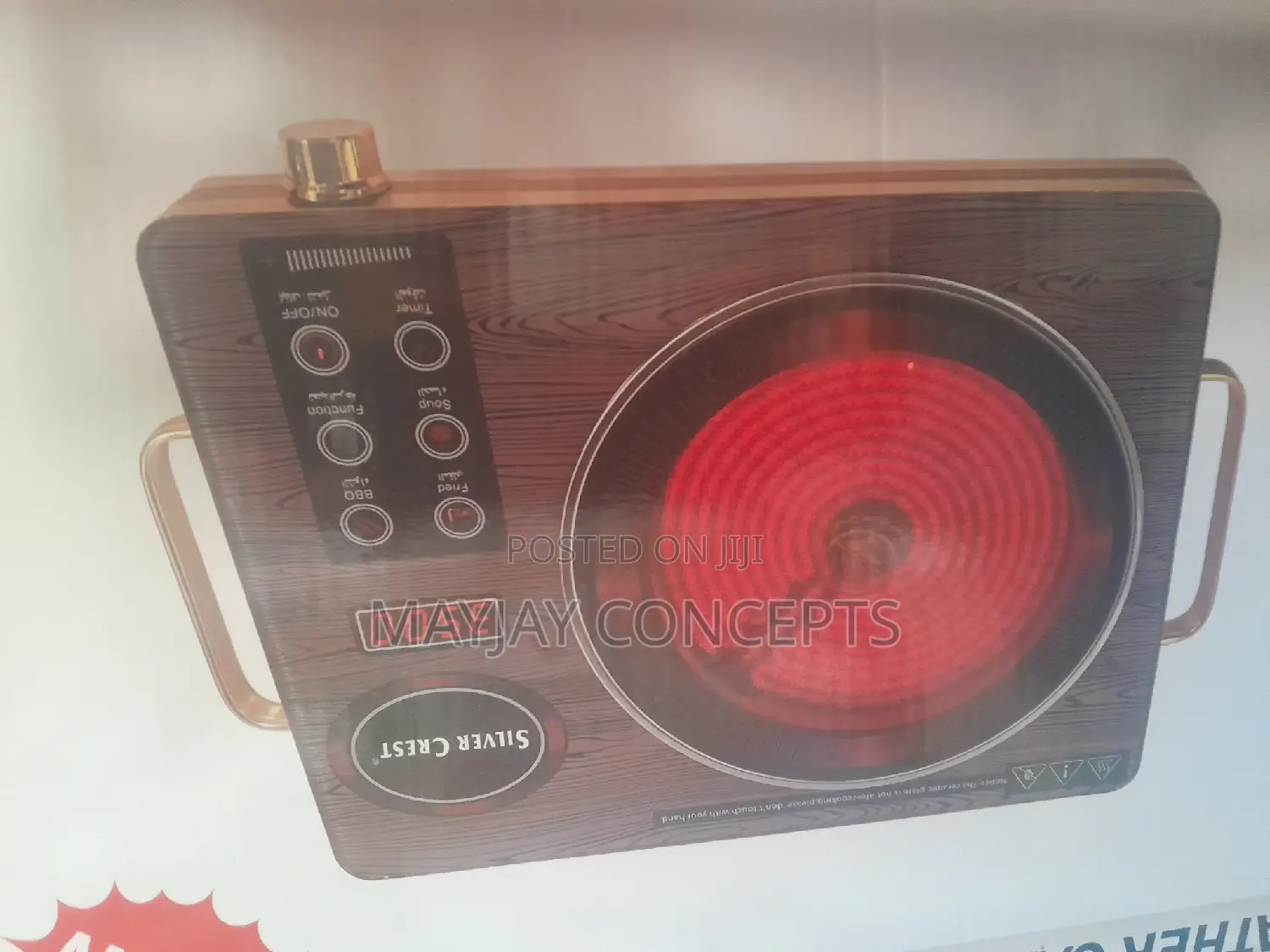 Silvercrest Infrared Hot Plate Cooker With 7 Functions Timer