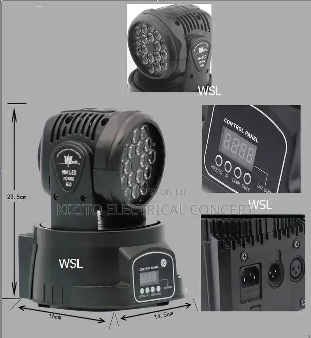 RGBW LED Moving Head Stage Light