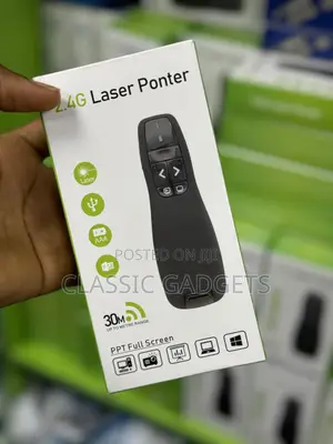 USB Wireless Laser Page Turning Pen R400 2.4G Laser Printer