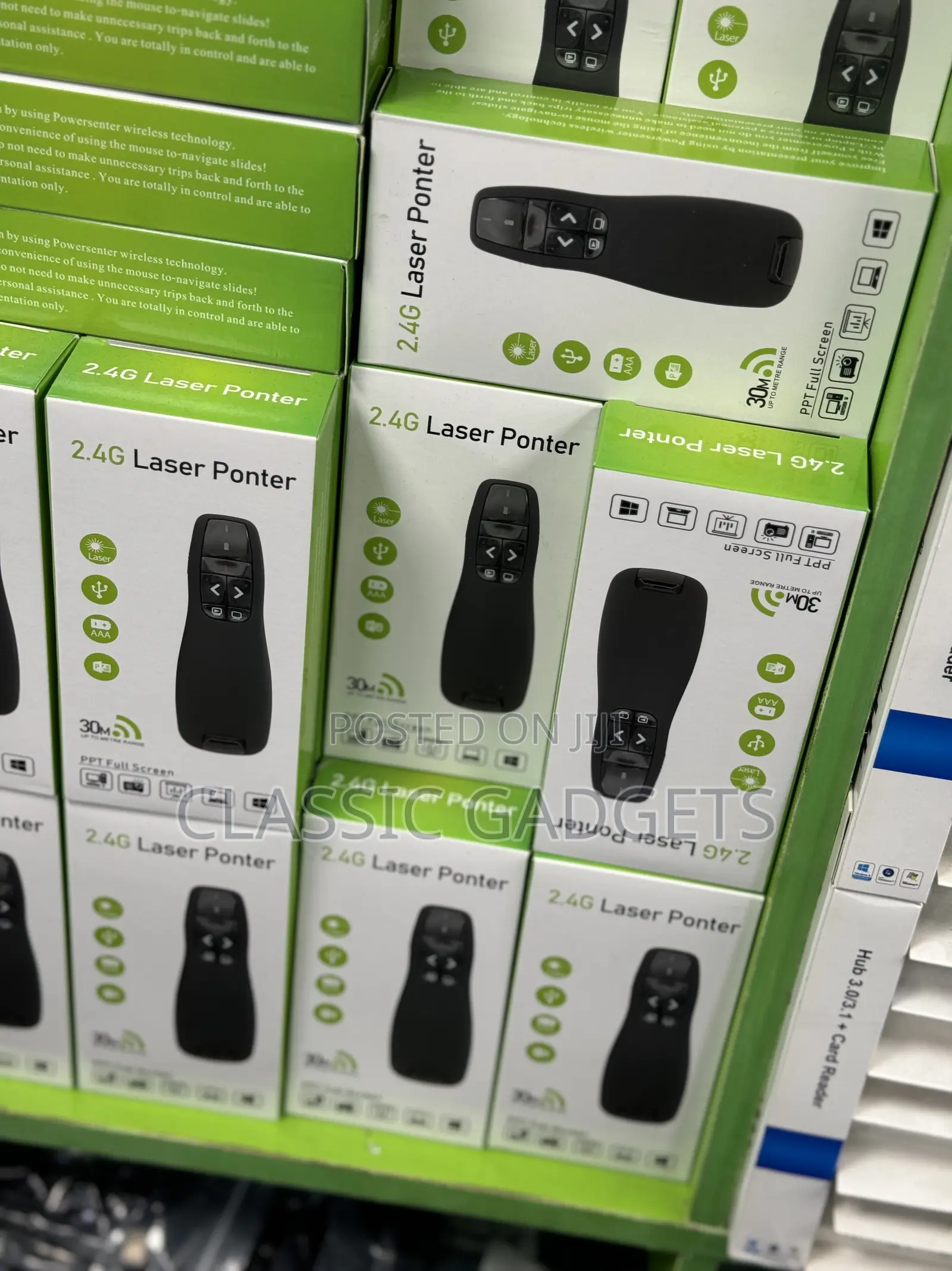 USB Wireless Laser Page Turning Pen R400 2.4G Laser Printer