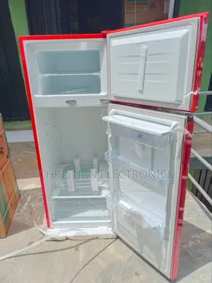 Hisense 205l Refrigerator With Water Dispenser and Key Red