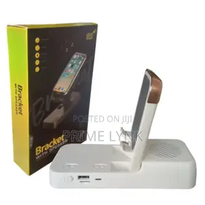 Phone Holder Bracket With Bluetooth Speaker