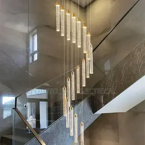 Nice In Staircase Chandelier Light