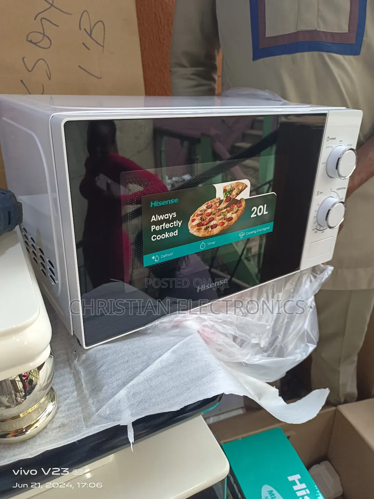Hisense 20L Microwave Brand New