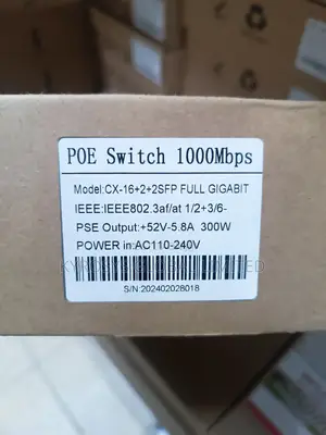 Photo - Smart 16port Gigabit Poe Switch