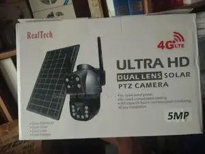Ultra Solar PTZ 4G Universal Sim Card Dual Lens Camera 5MP