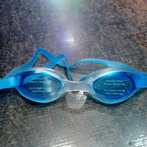 Blue Anti-Fog Swimming Goggles
