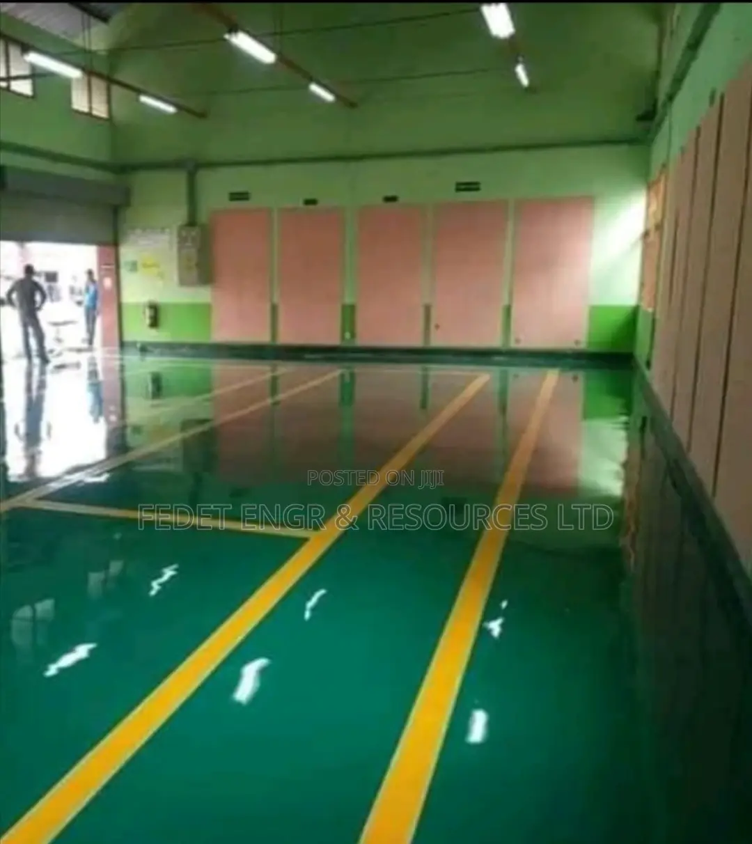 Factory Floor Epoxy Coating