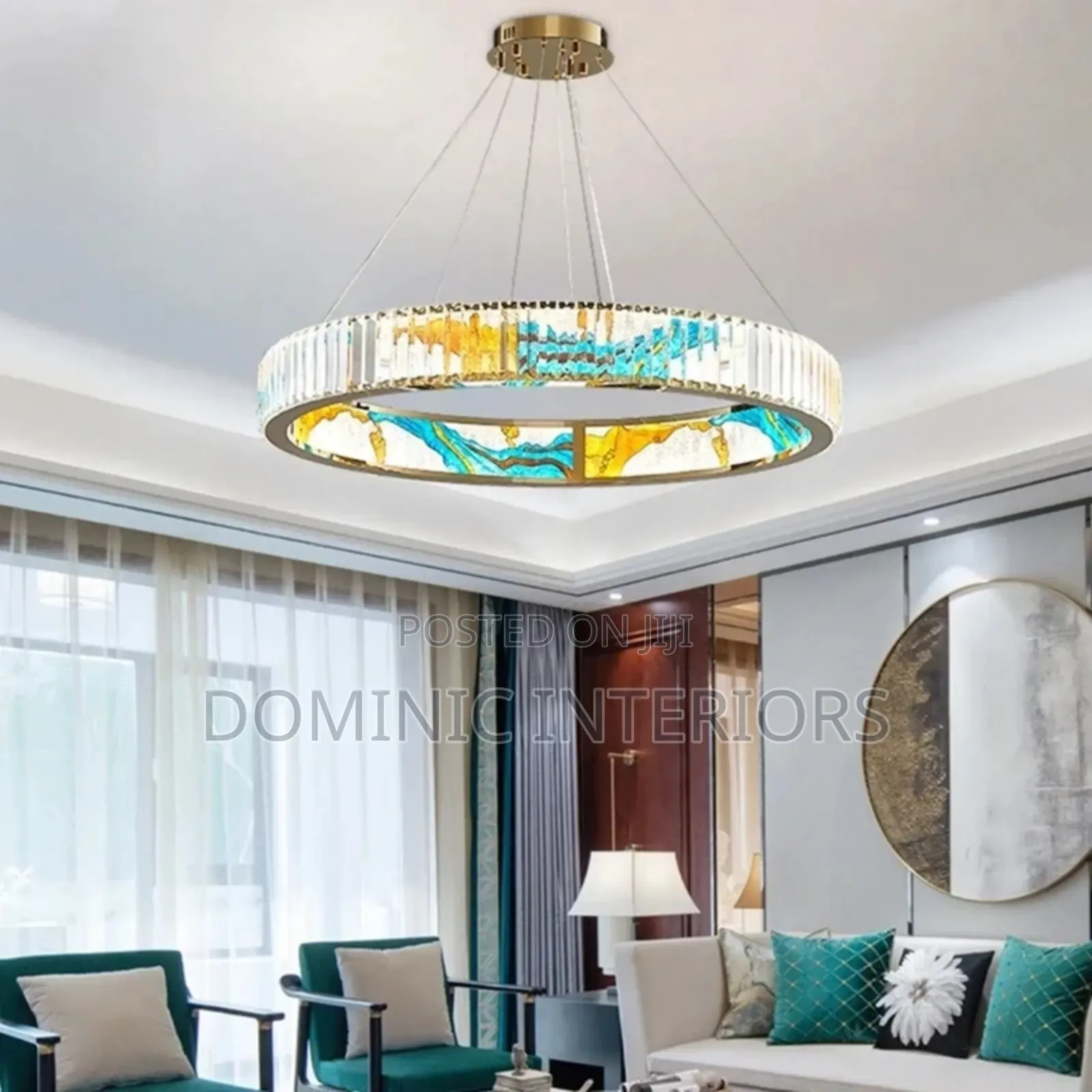 Luxury Led Ring Villa Decor
