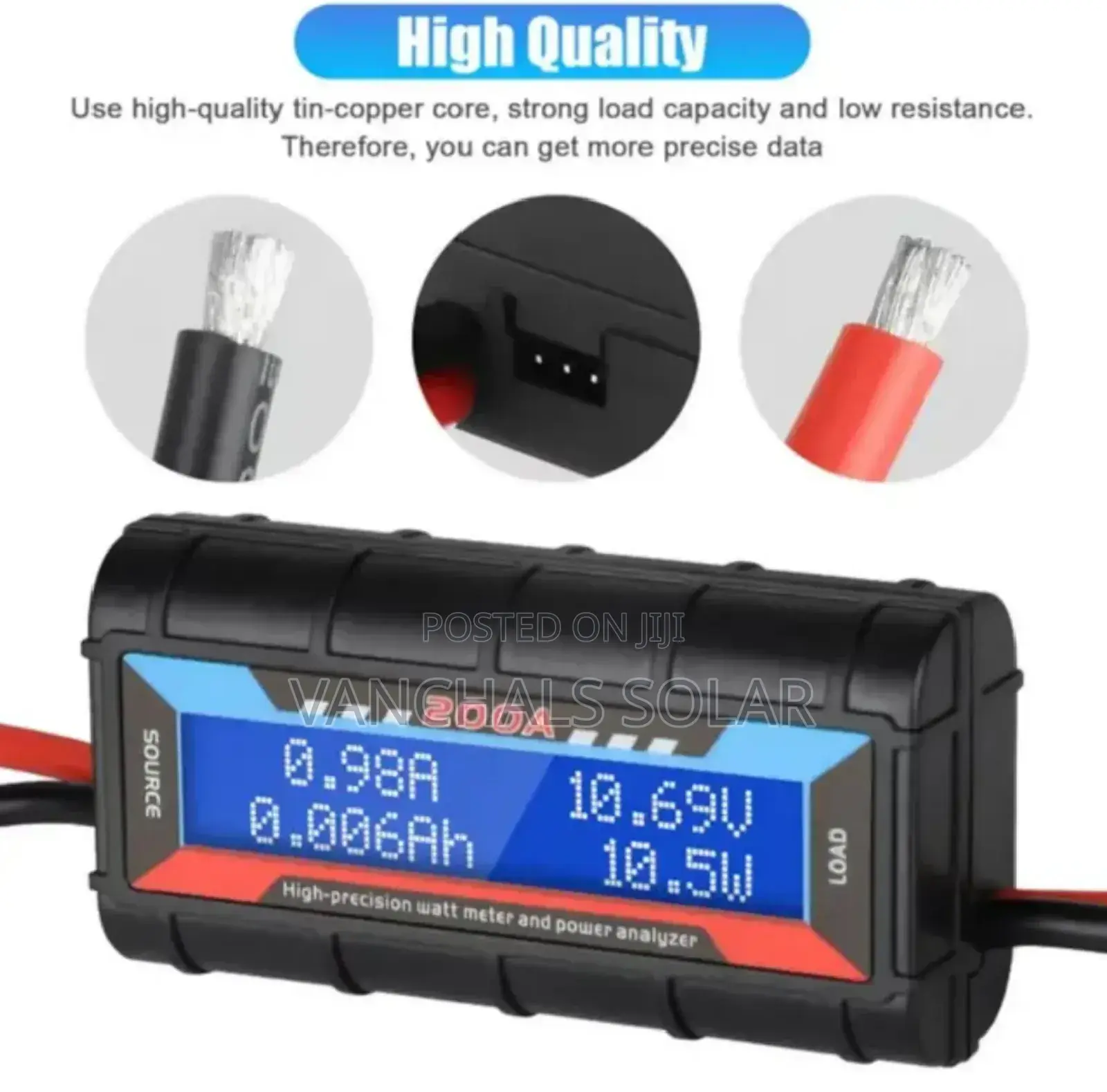 DC Meter/Voltmeter/Wattmeter 200A