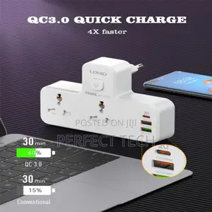 Ldnio 2 AC Outlets Portable Extension Power Socket SC2311