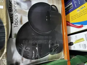 16 PCS Dinner Set Black
