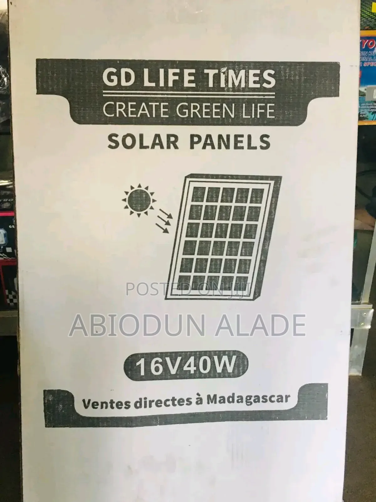 50400mah(Lithium)Gdlife Solar Generator With 40watt Panel