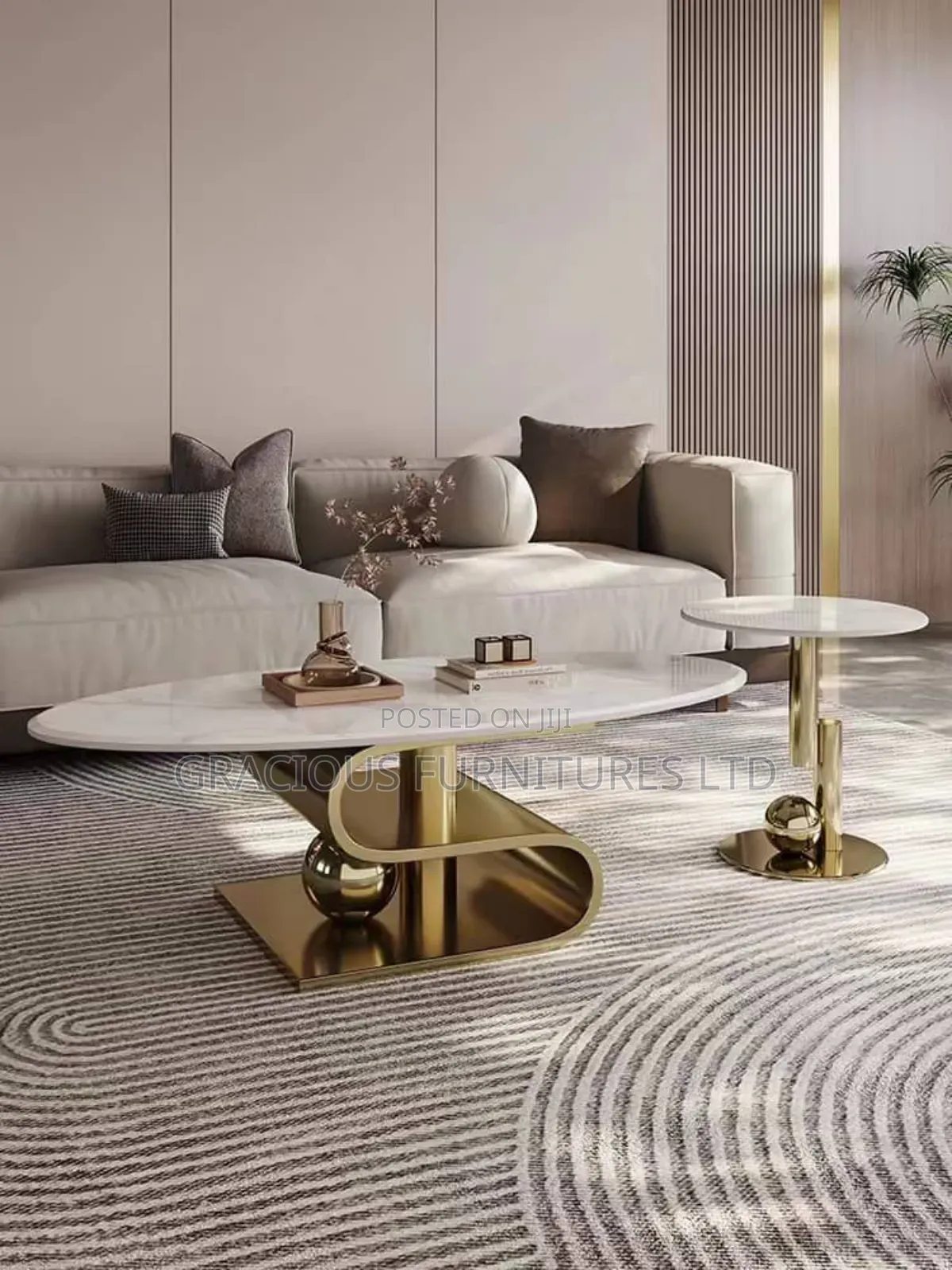 Center Table With Side Stool