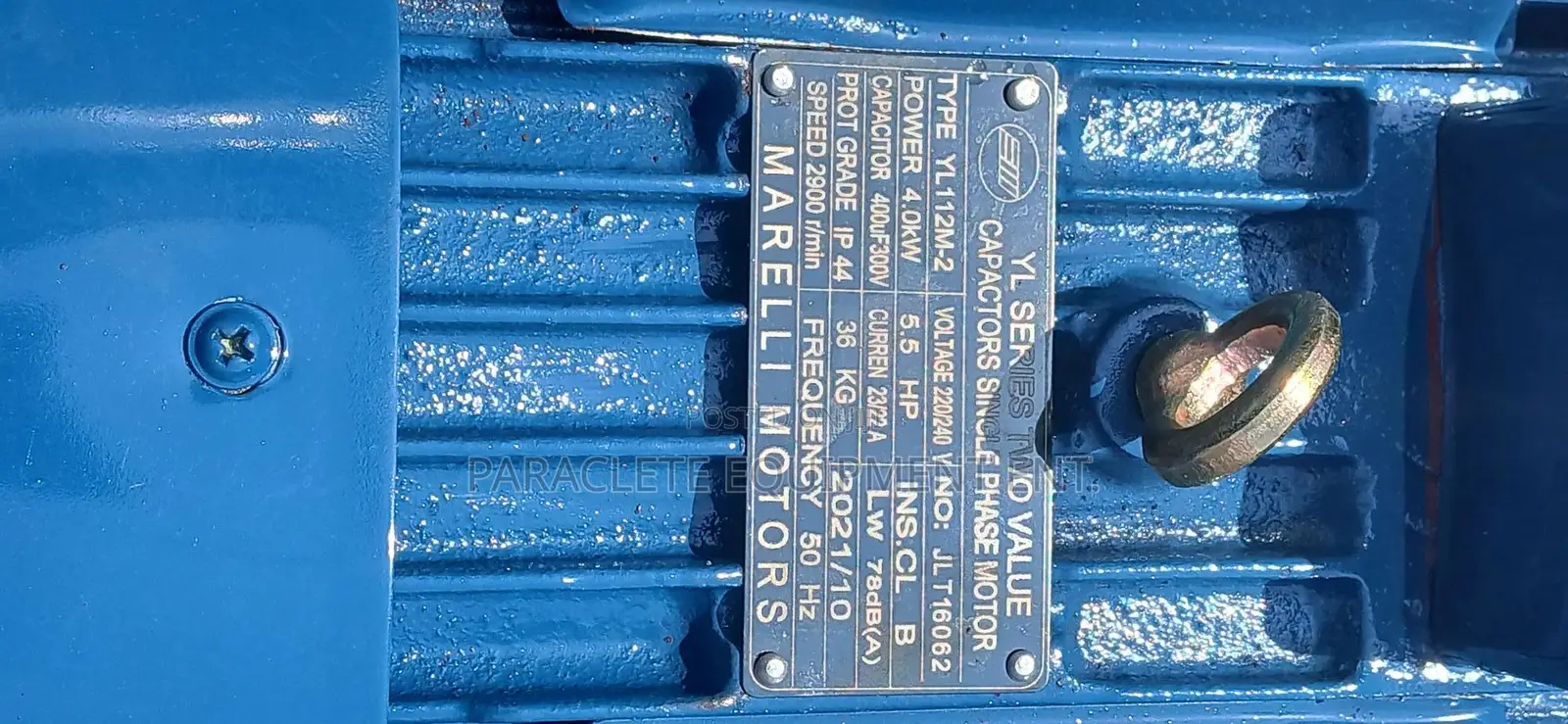5.5 Horsepower Single Phase Marelli Induction Motor