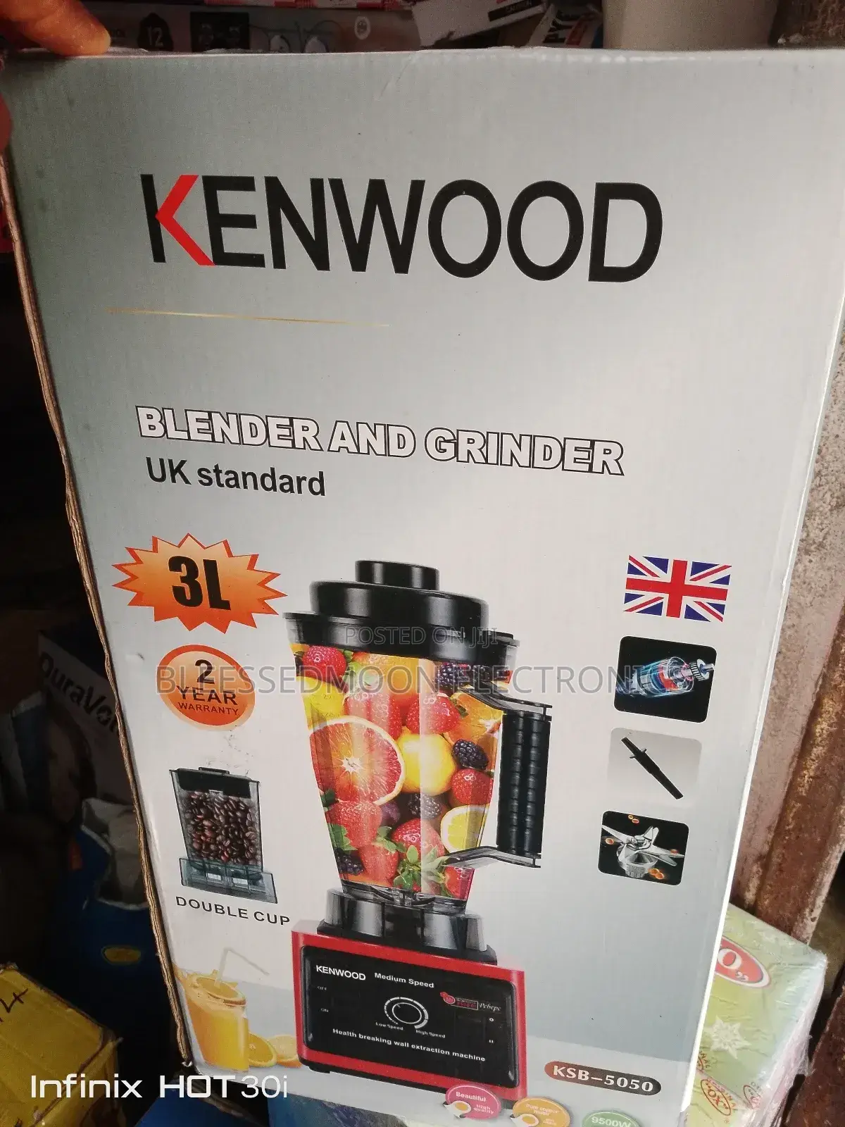Kenwood Stone  Blender Solid Rock 3 Years W