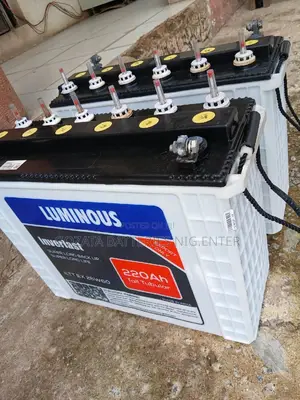 LUMINOUS 220AH Fairly Used Tubular Inverter Battery.