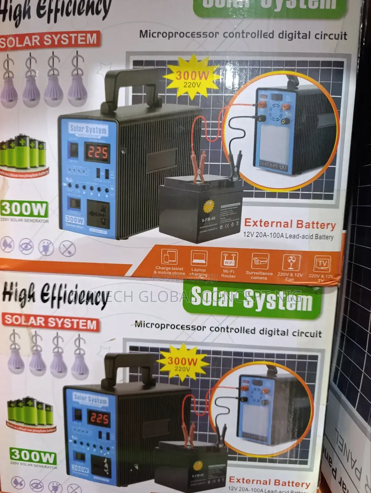 300w High Efficiency Solar Power Station