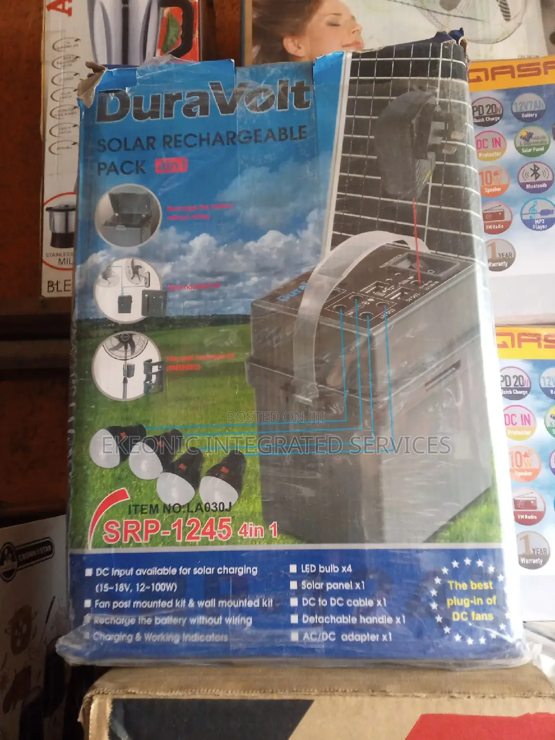 Duravolt Solar Rechargeable Pack