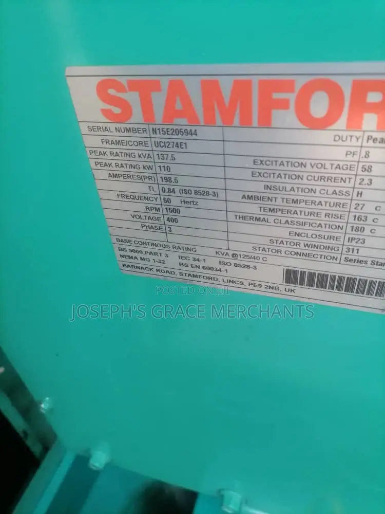150kva Cummins Sound Proof Generator.