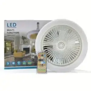 Multifunctional LED Light With Fan