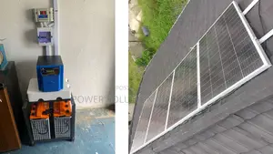 2.5kva/24v Smarten Inverter + 2batteries + 4 Solar Panels