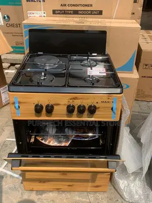Maxi 3+1gas Burner With Oven and Griller 60x60