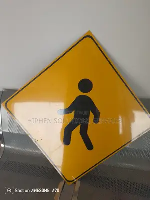 Beware Pedestrian Crossing Sign