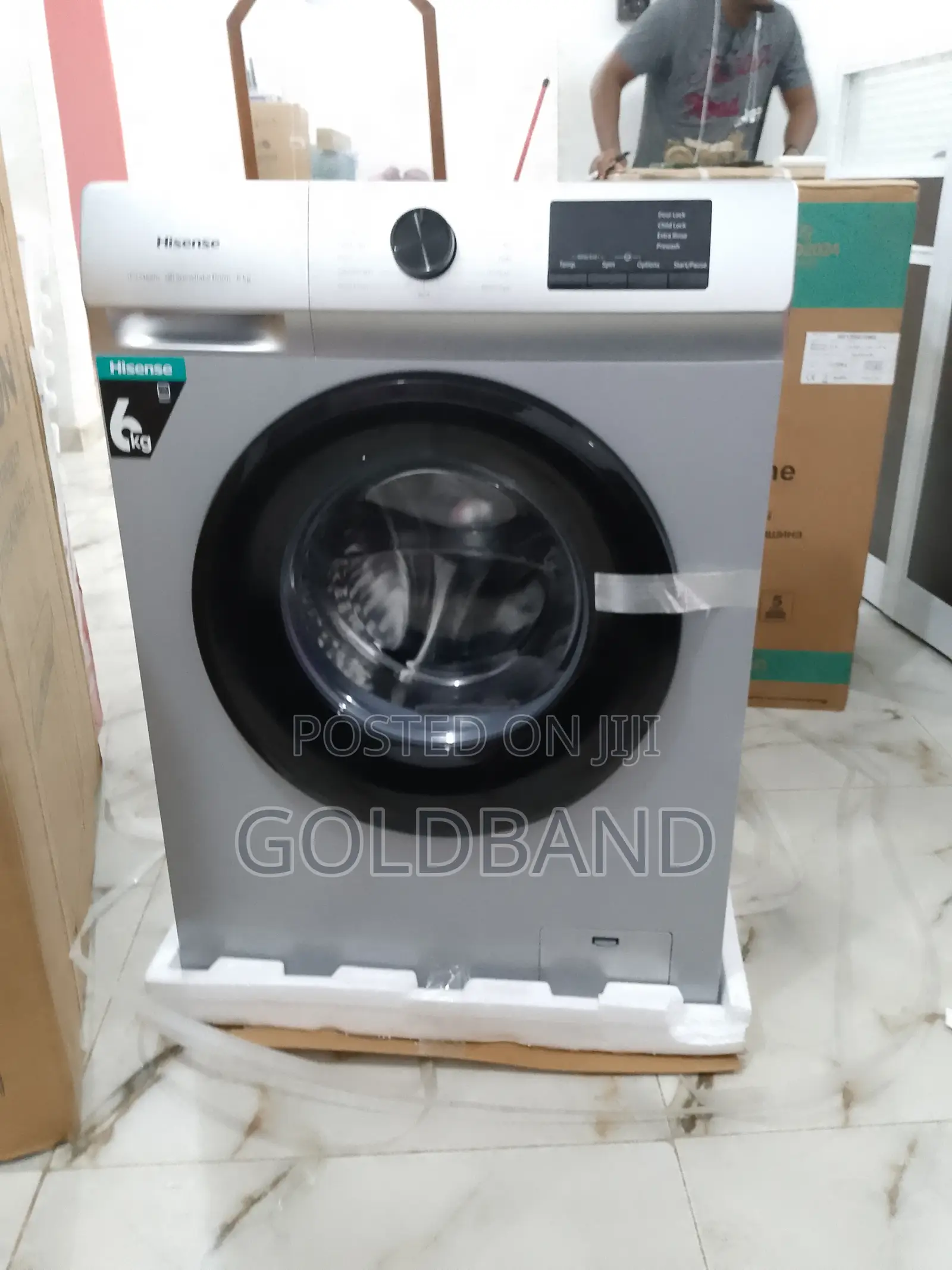 Available Hisense 6kg Frontload Washing Machine WFVB6010MS