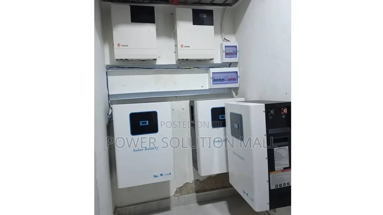 2units 5kva/48v Solar Inverter Solution Installation SRNE