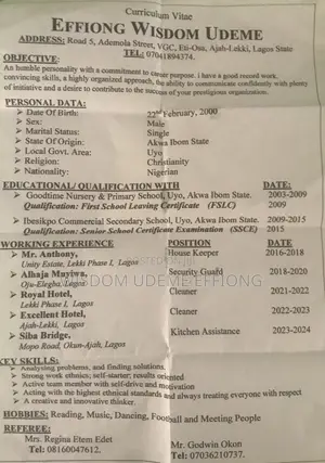 Ngo CV Opportunities