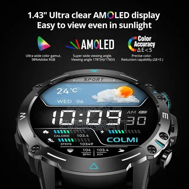 Colmi M42 Amoled Screen Smartwatch