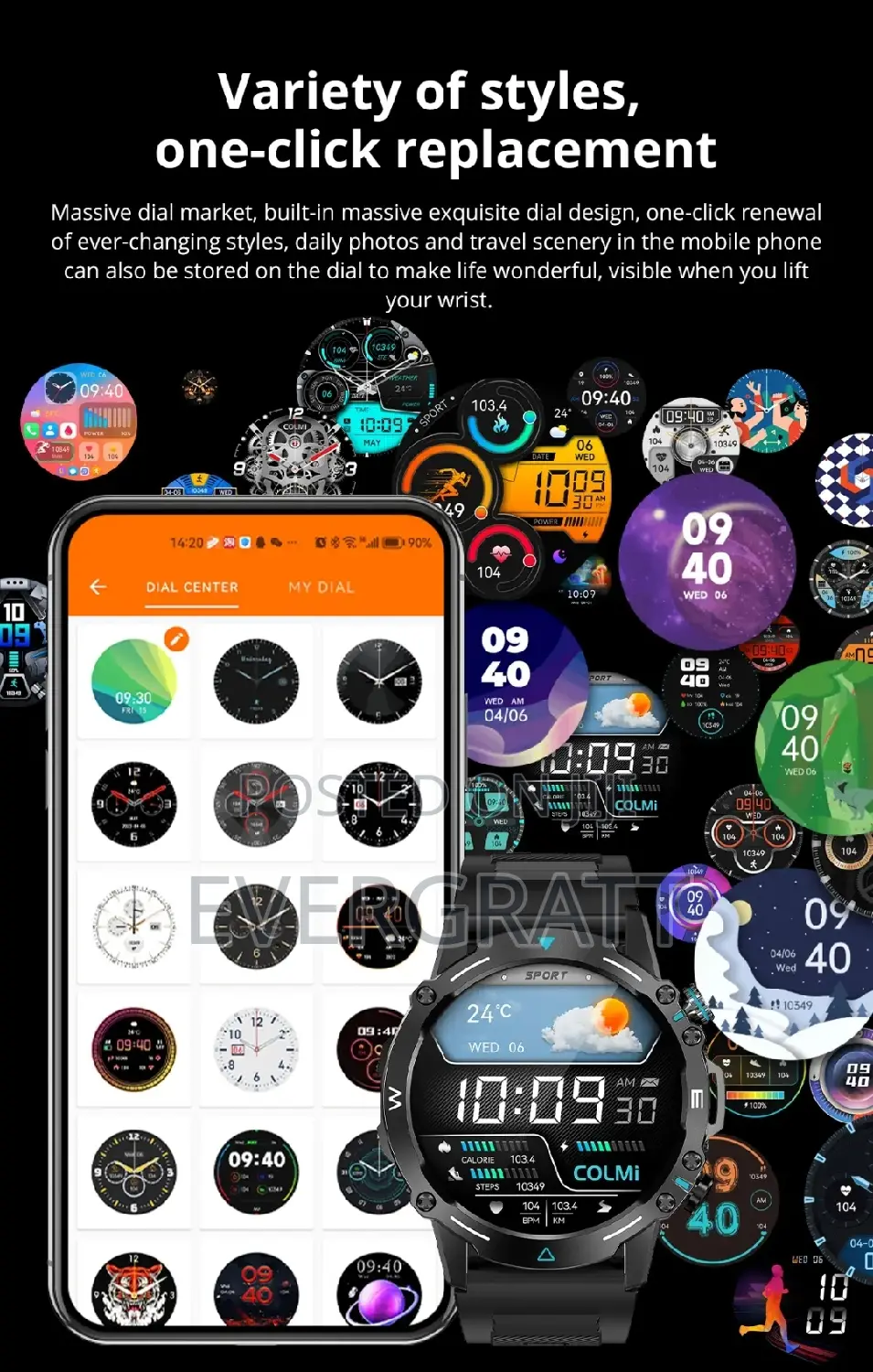 Colmi M42 Amoled Screen Smartwatch