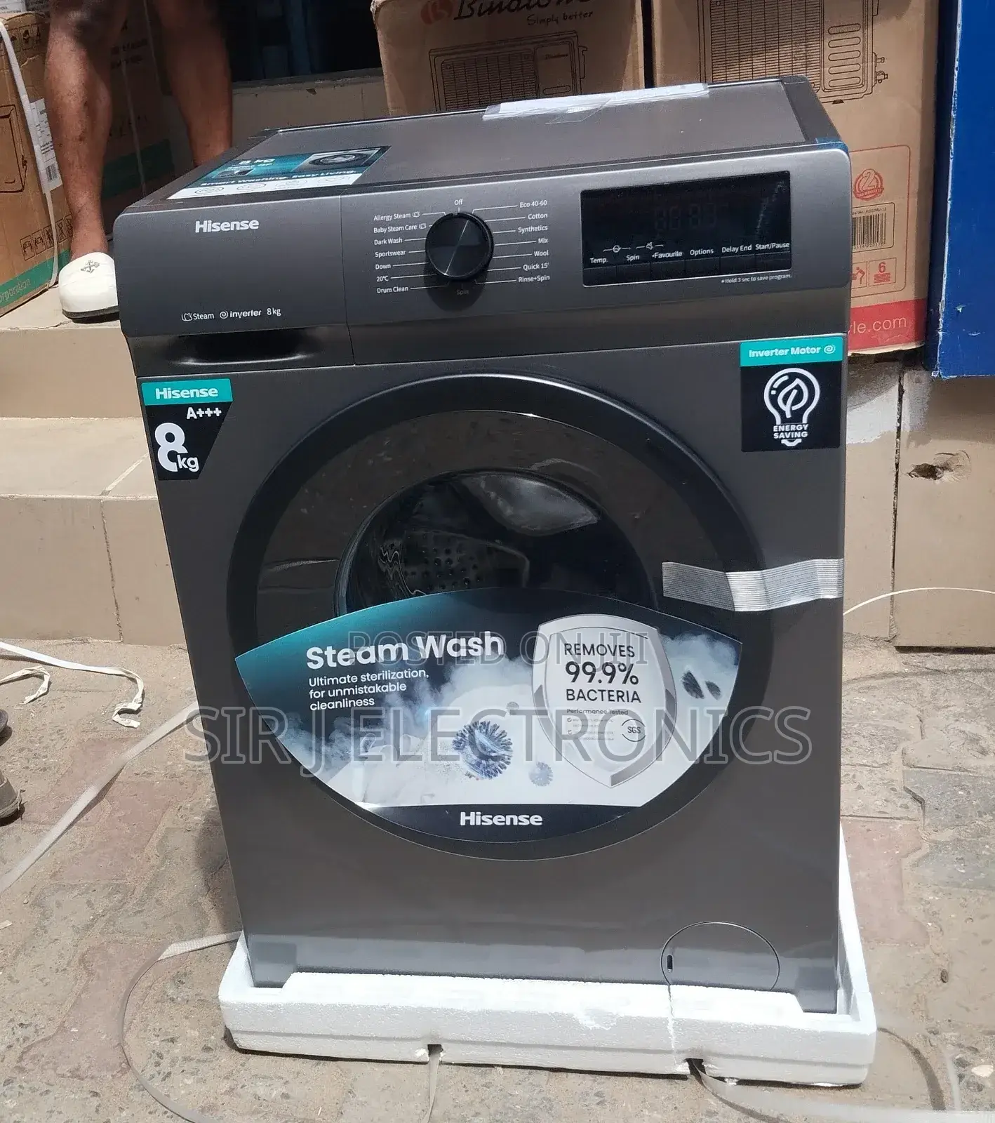 8KG Hisense Frontloader Inverter Washing and Drying Machine