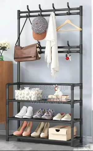 5 Tier Multifunctional Shoe And Hat Rack