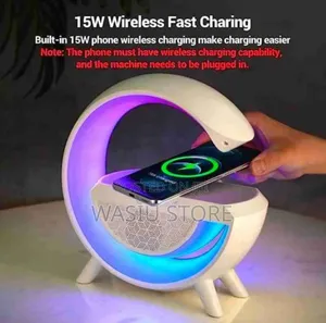 Photo - RGB Light Bluetooth Speaker With Wireless Charger