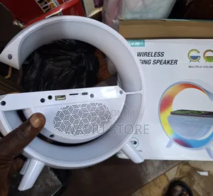 RGB Light Bluetooth Speaker With Wireless Charger