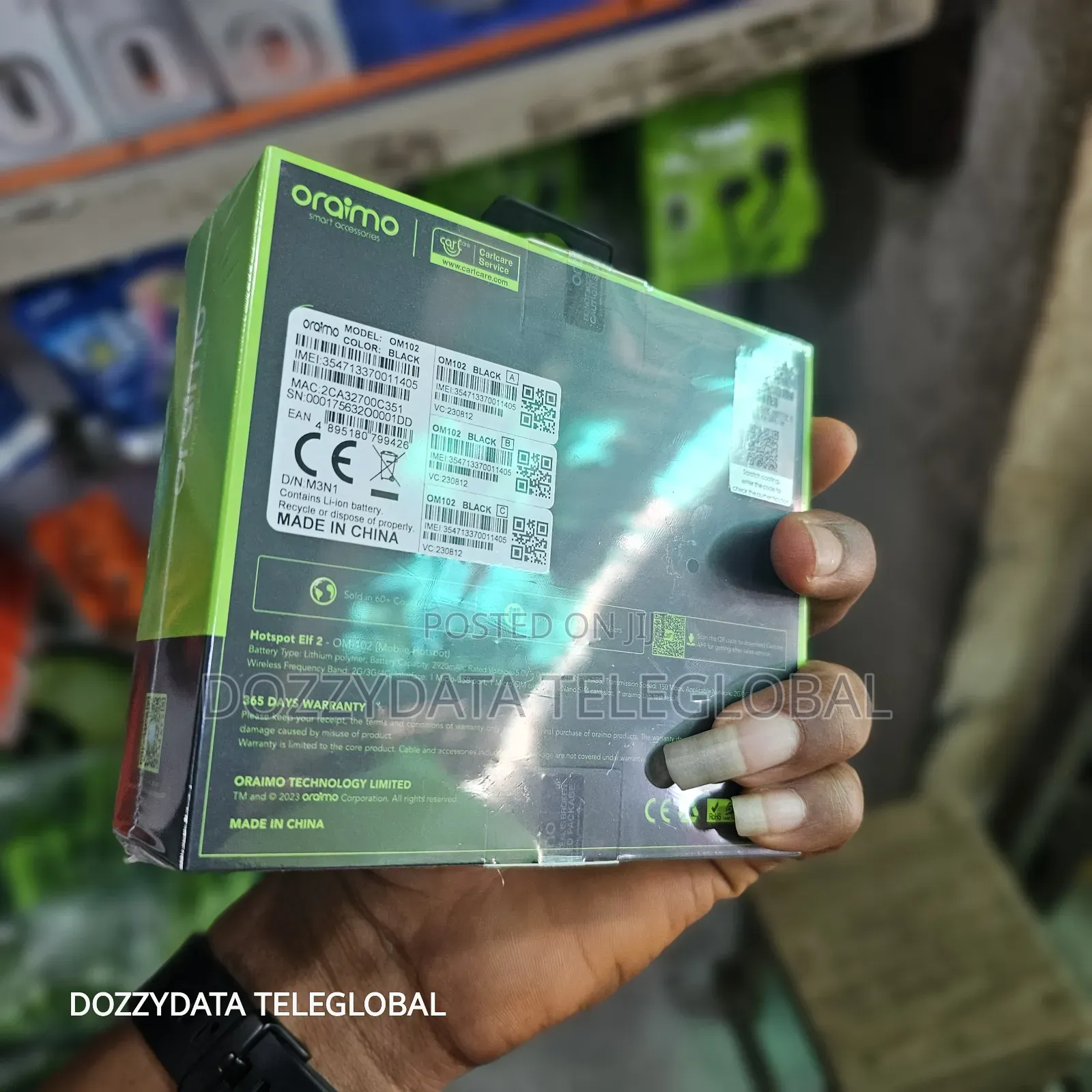 Oraimo Wifi Hotspot Elf 2 150mbps High Speed 4g