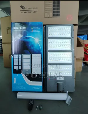 P O Pentagon Semi Industrial Solar Street Lights