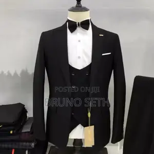 Photo - 3 Piece Black Corporate Suit