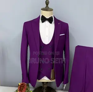 3 Piece Black Corporate Suit