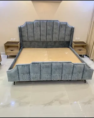 6 by 6 Bedframe With Two Sides Drawers