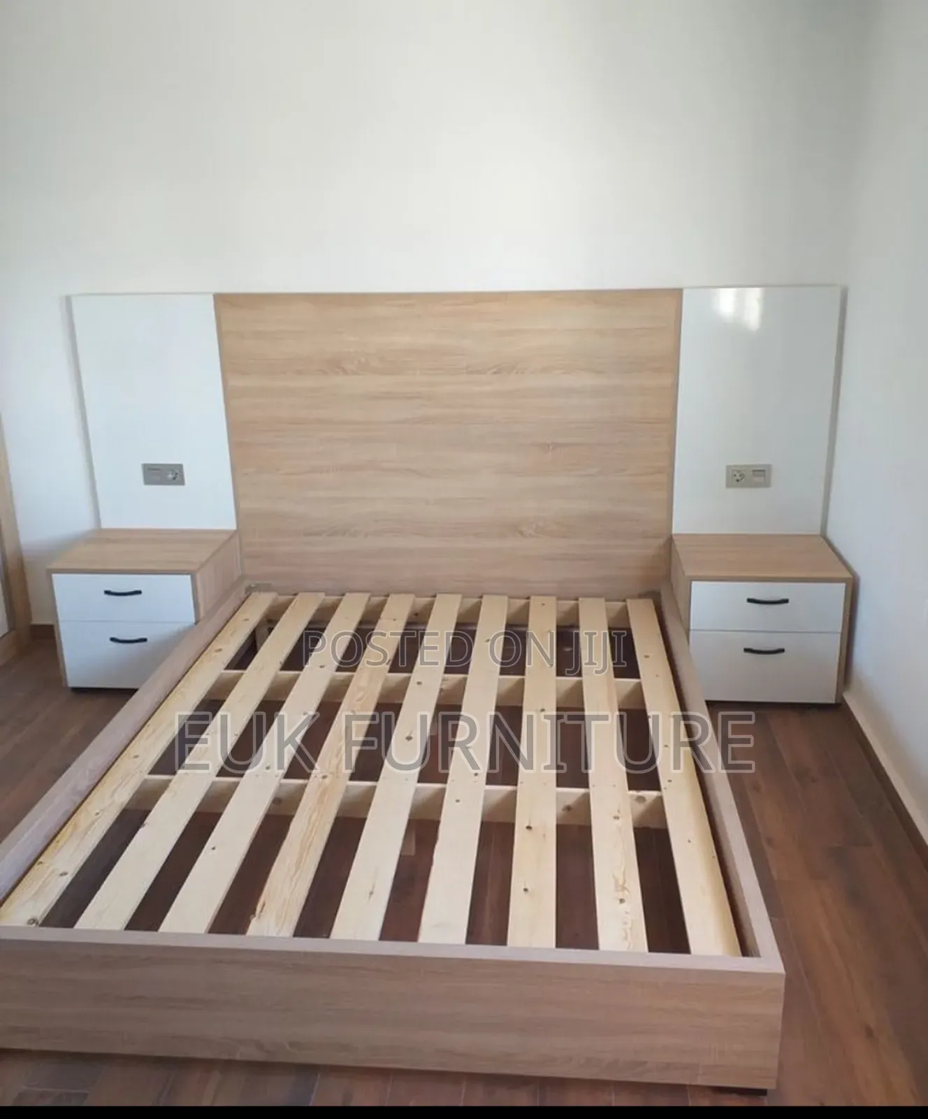 6 by 6 Bedframe With Two Side Drawers