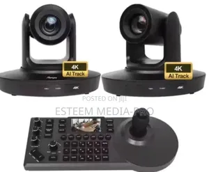 Ai-Powered Uhd PTZ 20x 2 Cameras, PTZ Controller Bundle