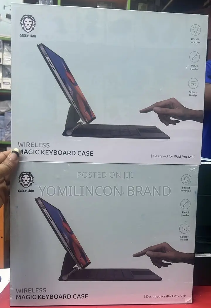 Green Lion Magic Keyboard Black iPad 12.9inch