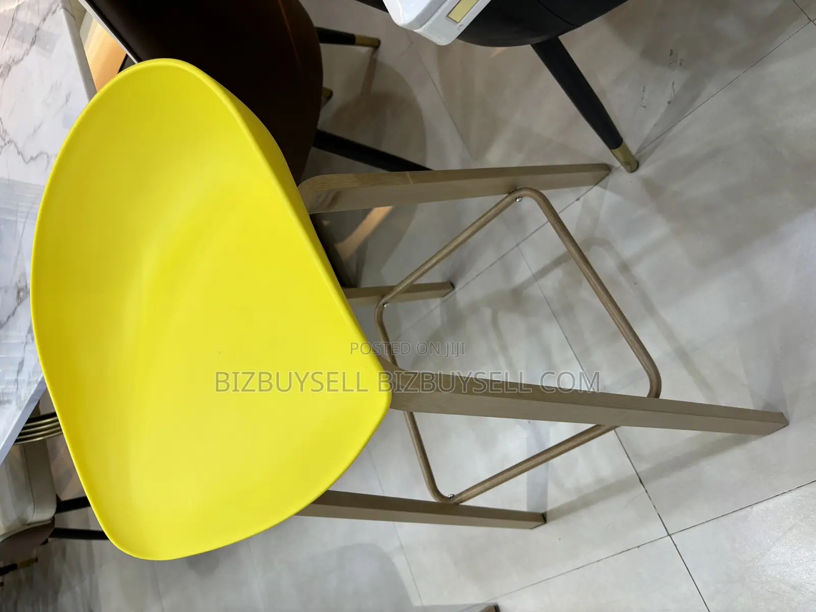 Bar Stool With Wooden Legs
