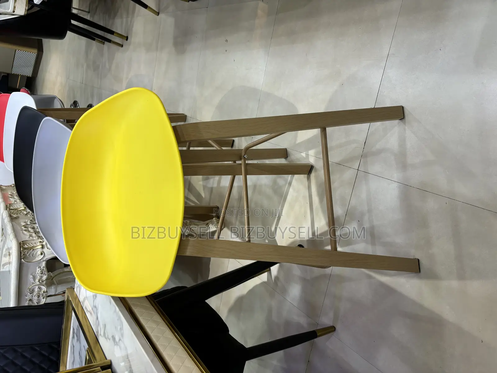 Bar Stool With Wooden Legs