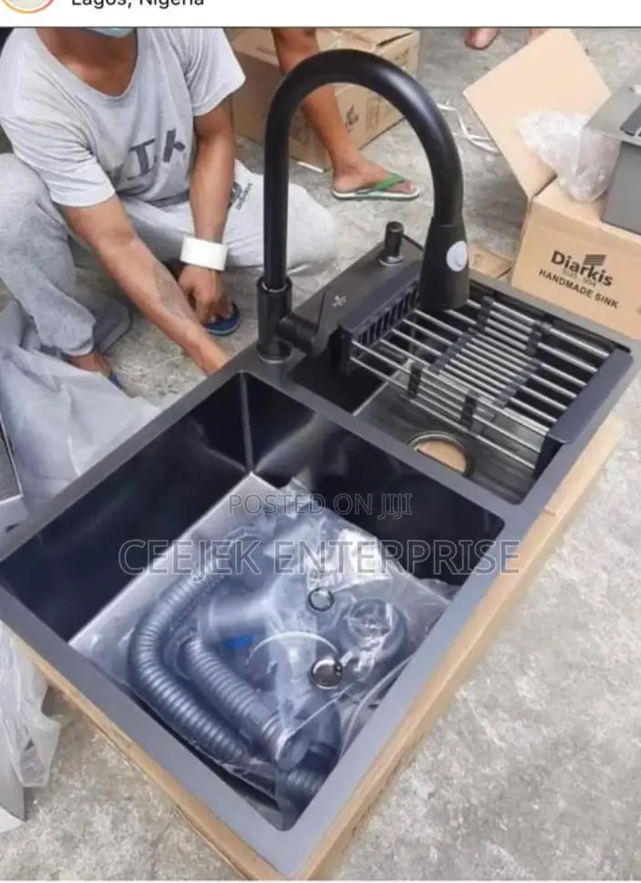 Black Hand Made Sink