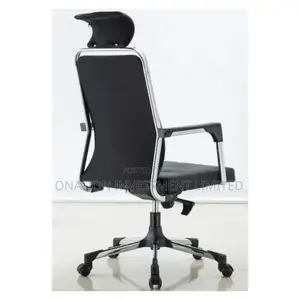 Full Leather Headrest Office Chair