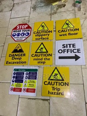 Cautions and Security Signage And